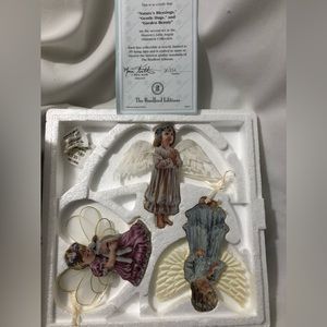 Angel hanging ornaments. The Bradford Editions 1998.